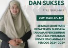Dewi Rezki, S.P., M.P. Dilantik sebagai Sekretaris Departemen Budidaya Tanaman Perkebunan Fakultas Pertanian Universitas Andalas Periode 2024–2029